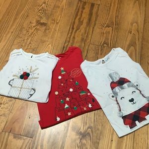 4T Holiday Shirt Set